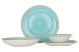 Aqua Dinnerware Set 24 pcs (Medium) - Chaplin Home