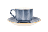 Aura Dusk Teetasse mit Untertasse – 210 ml – 6er-Set – Chaplin Home