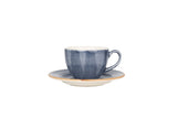 Aura Dusk Tea cup with saucer - 230cc - set of 6 - Chaplin Home