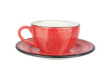 Aura Passion Coffee cup with saucer - 250cc - set of 6 - Chaplin Home