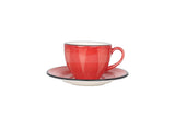 Aura Passion Tea cup with saucer - 230cc - set of 6 - Chaplin Home