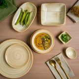 Aura Terrain Assiette de service 36x28 cm - Chaplin Home