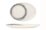 Black Ice Oval Service Plate 36x21 cm - Chaplin Home