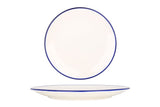 Assiette à dessert bord bleu 17 cm - Chaplin Home