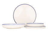 Service de table Blue Edge 24 pièces (Tolède)