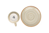 Aura Terrain Tea cup with saucer - 210cc - set of 6