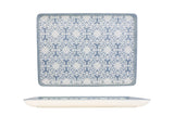 Casa Blue Prostokątny talerz serwisowy 30x22 cm