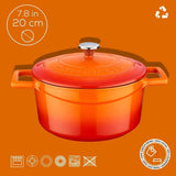 Casseruola in Ghisa - 20 cm - Chaplin Home