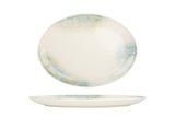 Earth Oval Service Plate 33x19 cm