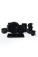 Juego de vajilla Ege Black Gold 44 piezas - Chaplin Home