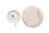 Granix Kaffeetasse mit Untertasse – 250 ml – 6er-Set
