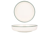 Grüner Rand Schüssel 19 cm - Chaplin Home