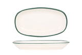 Bord vert Assiette de service 30x18 cm - Chaplin Home