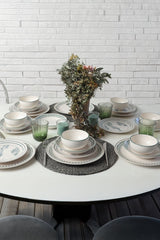 Service de table Green Leaf 24 pièces - Chaplin Home