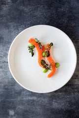 Plato Llano Iris Blanco 30 cm - Chaplin Home