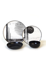 Keraart Shadowy Geschirrset 24 Stück - Chaplin Home