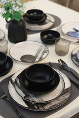 Keraart Shadowy Geschirrset 24 Stück - Chaplin Home