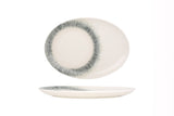 Black Ice Oval serviceplade 27x16 cm