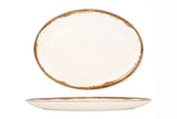 Fluer Amber Plato de Servicio Ovalado 27x16 cm