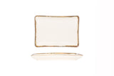 Fluer Amber Rectangulaire Assiette de service 18x13 cm