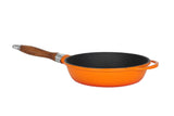 Gjutjärnsstekpanna med glaslock - 24 cm