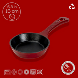 Sartén de hierro fundido - 16 cm