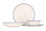Linea Blue Dinnerware Set 24 pcs (Medium) - Chaplin Home