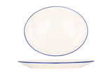Linea Blue Assiette de service 36x28cm - Chaplin Home