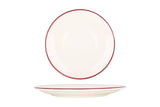 Linea Burgundy Dessert Plate 21 cm - Chaplin Home