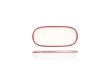 Linea Burgundy Oval Servierschale 14 cm - Chaplin Home