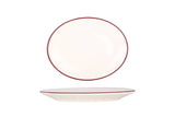 Linea Burgundy Plato de Servicio 25 cm - Chaplin Home