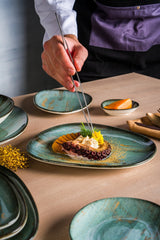 Madera Assiette de service 24x14cm - ovale - Chaplin Home