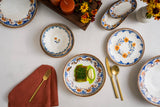 Retro Floral Dezertní talíř 17 cm