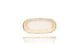 Rust Brown Plato de Servicio 18x9 cm (125cc)