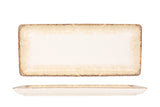 Rust Brown Rechteckig Servierschale 35x15cm