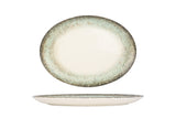 Rust Green Plato de Servicio Ovalado 27x16 cm