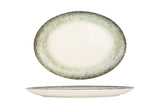 Rust Green Plato de Servicio Ovalado 33x19 cm