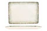 Rust Green Plato de Servicio Rectangular 30x22 cm