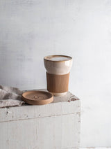 Tasse à café en porcelaine 'Softline' - Marron - Chaplin Home