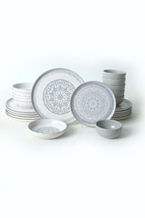 Stone Nordic Dinnerware Set 24 pcs - Chaplin Home
