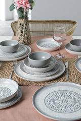 Stone Nordic Dinnerware Set 24 pcs - Chaplin Home
