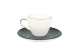Taza Vega Espresso con platillo - 80cc - juego de 6 - Chaplin Home